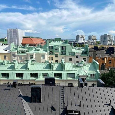 Studio Apartment, View Over The Roofs For The Sunrise Helsinki Kültér fotó